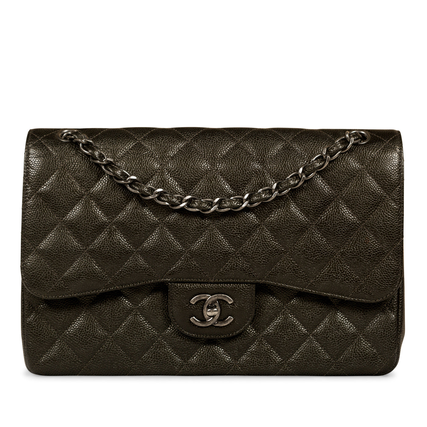 Chanel Classic Flap Bag - Jumbo - Caviar
