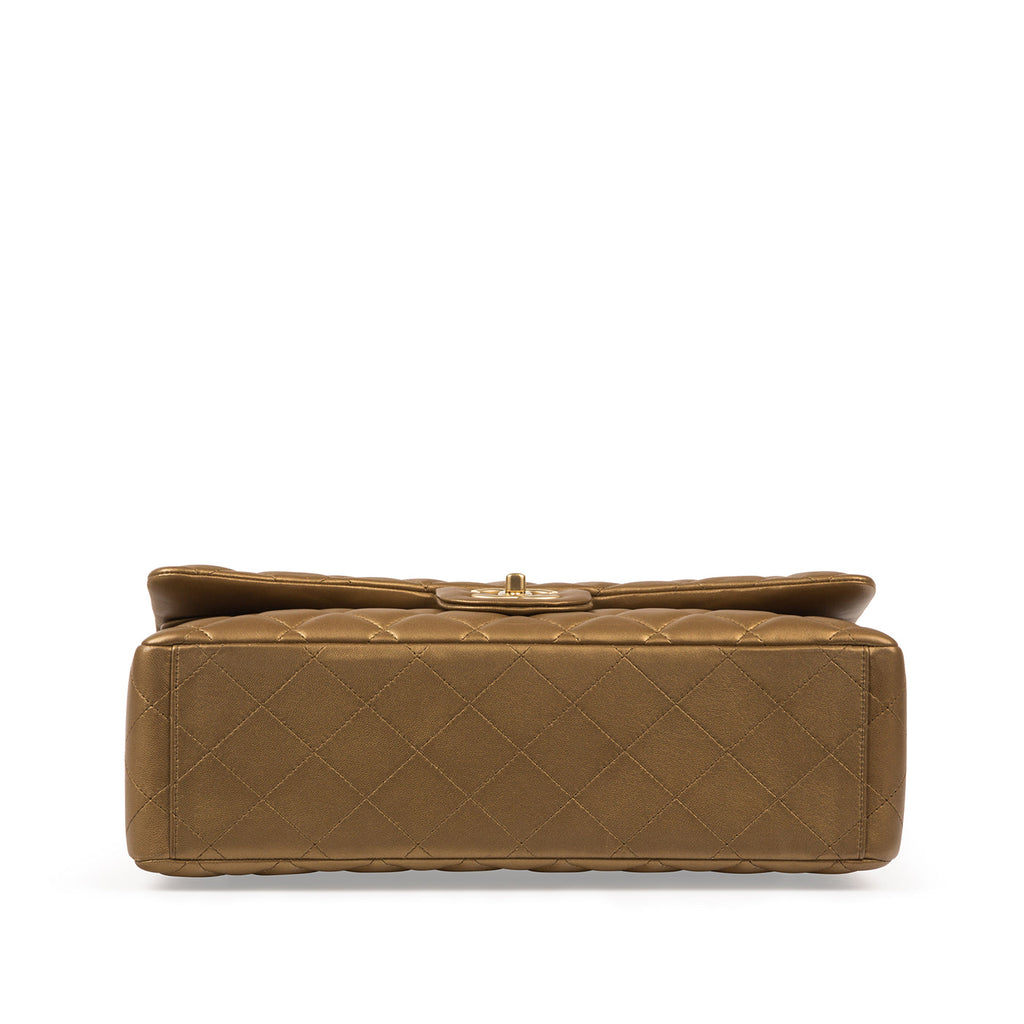 Chanel Classic Flap Bag Maxi - Gold