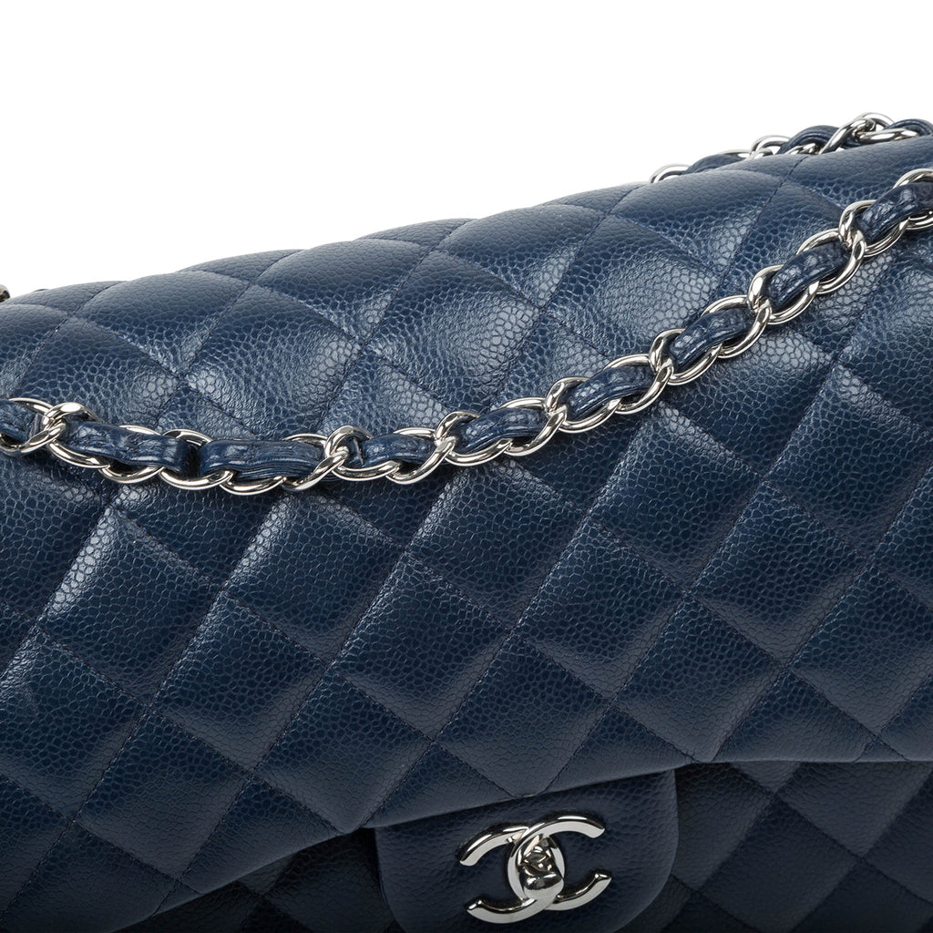 Chanel Jumbo Navy Classic Flap Bag