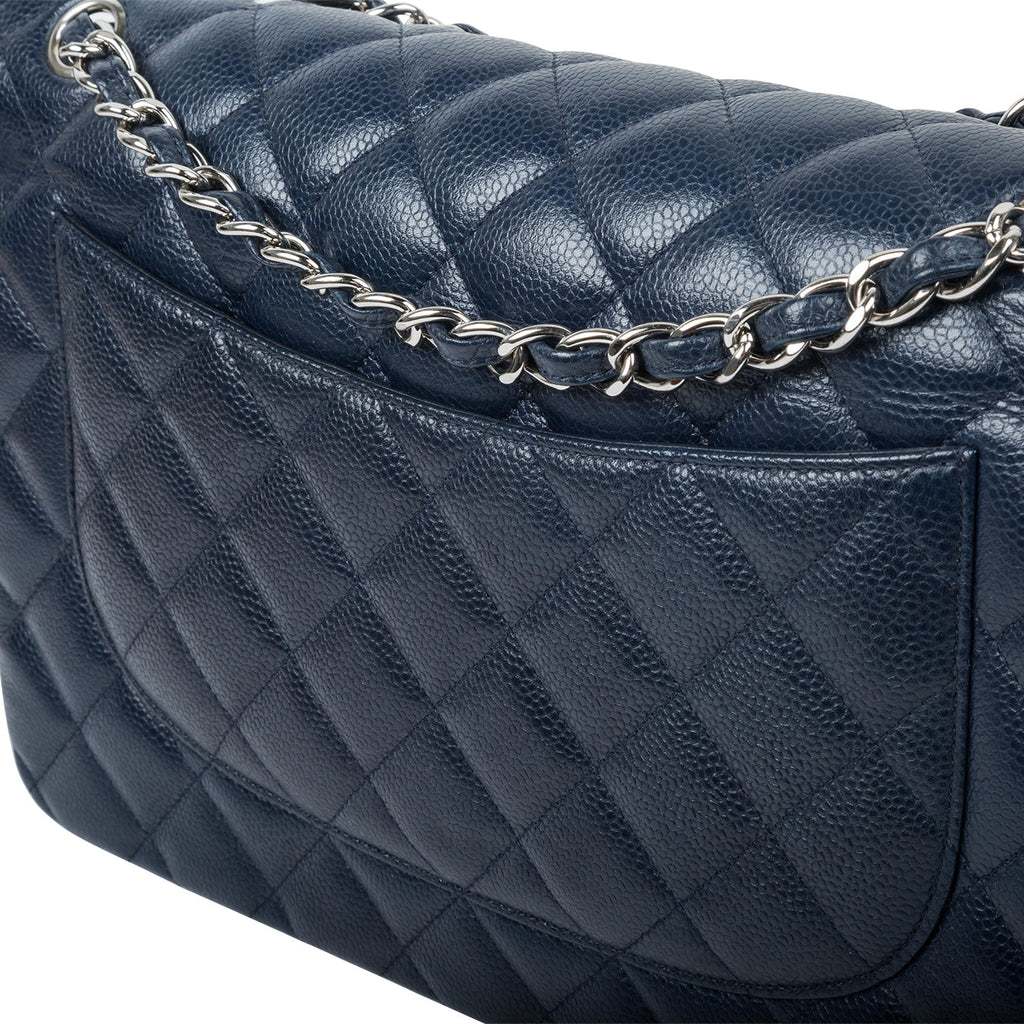 Chanel Jumbo Navy Classic Flap Bag