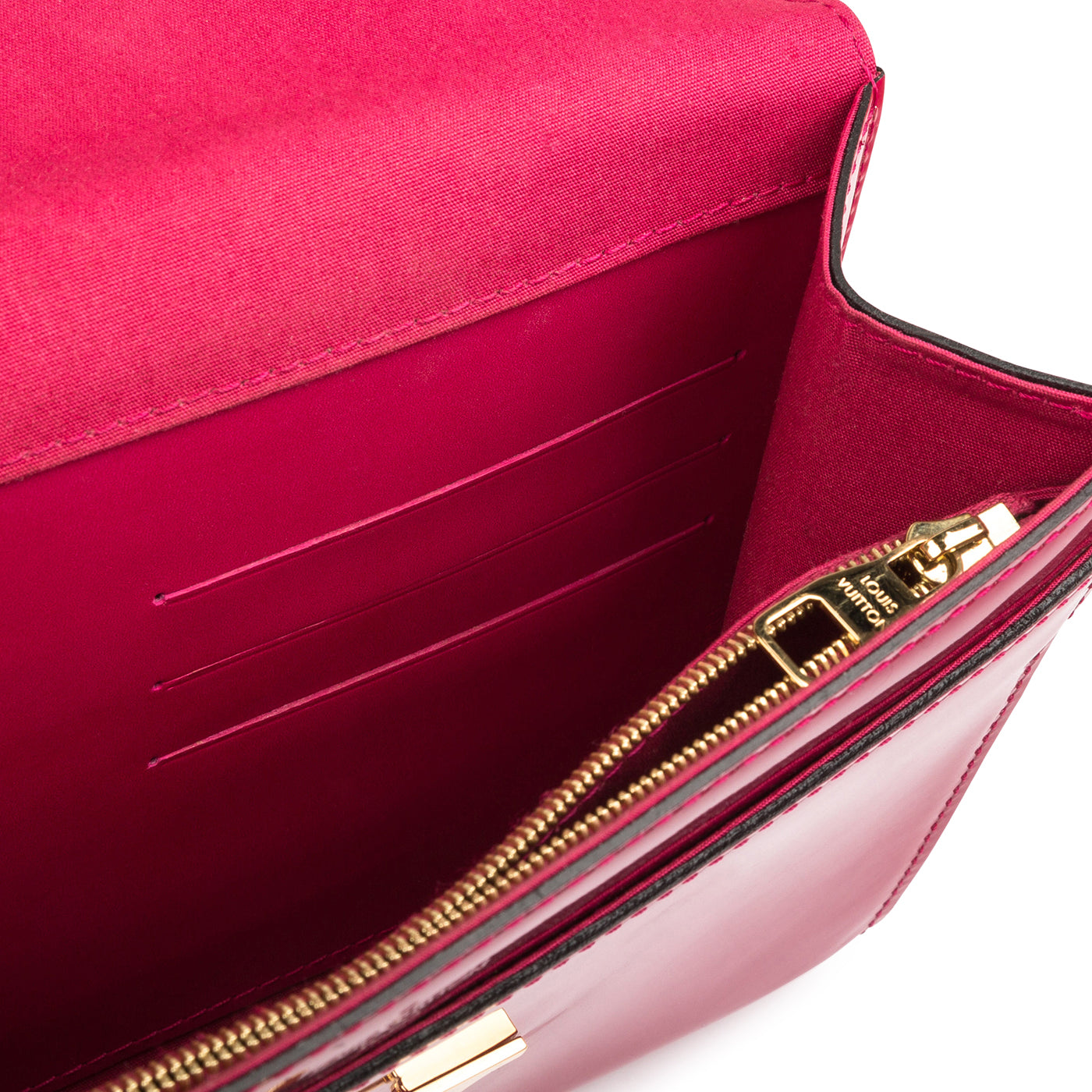Louis Vuitton Louise Patent Clutch MM
