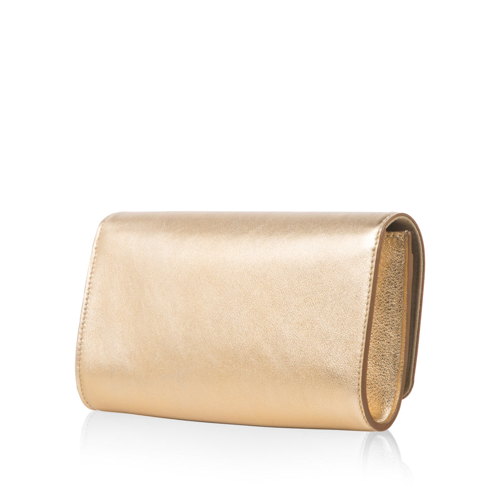Louis Vuitton Gold Louise Clutch