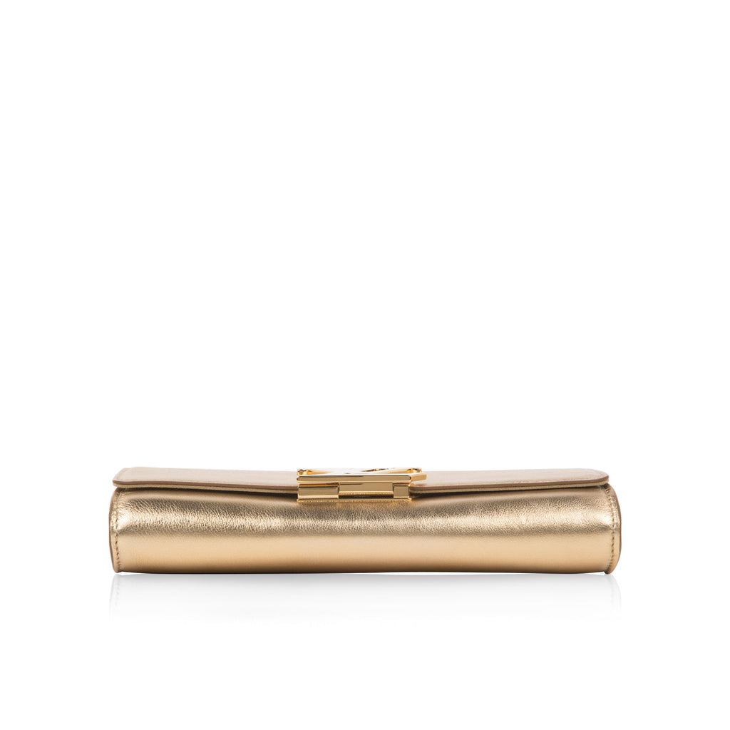 Louis Vuitton Gold Louise Clutch