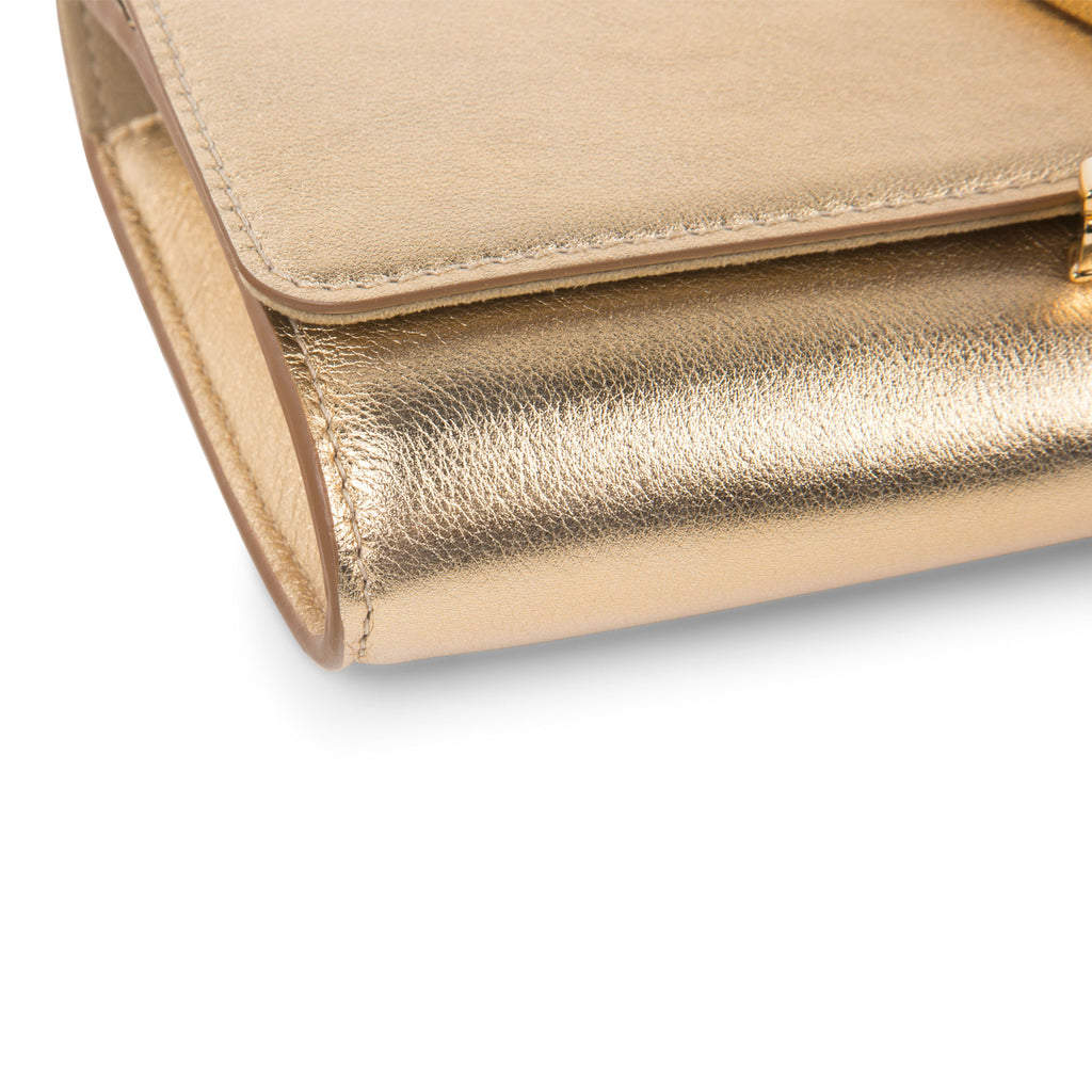 Louis Vuitton Gold Louise Clutch