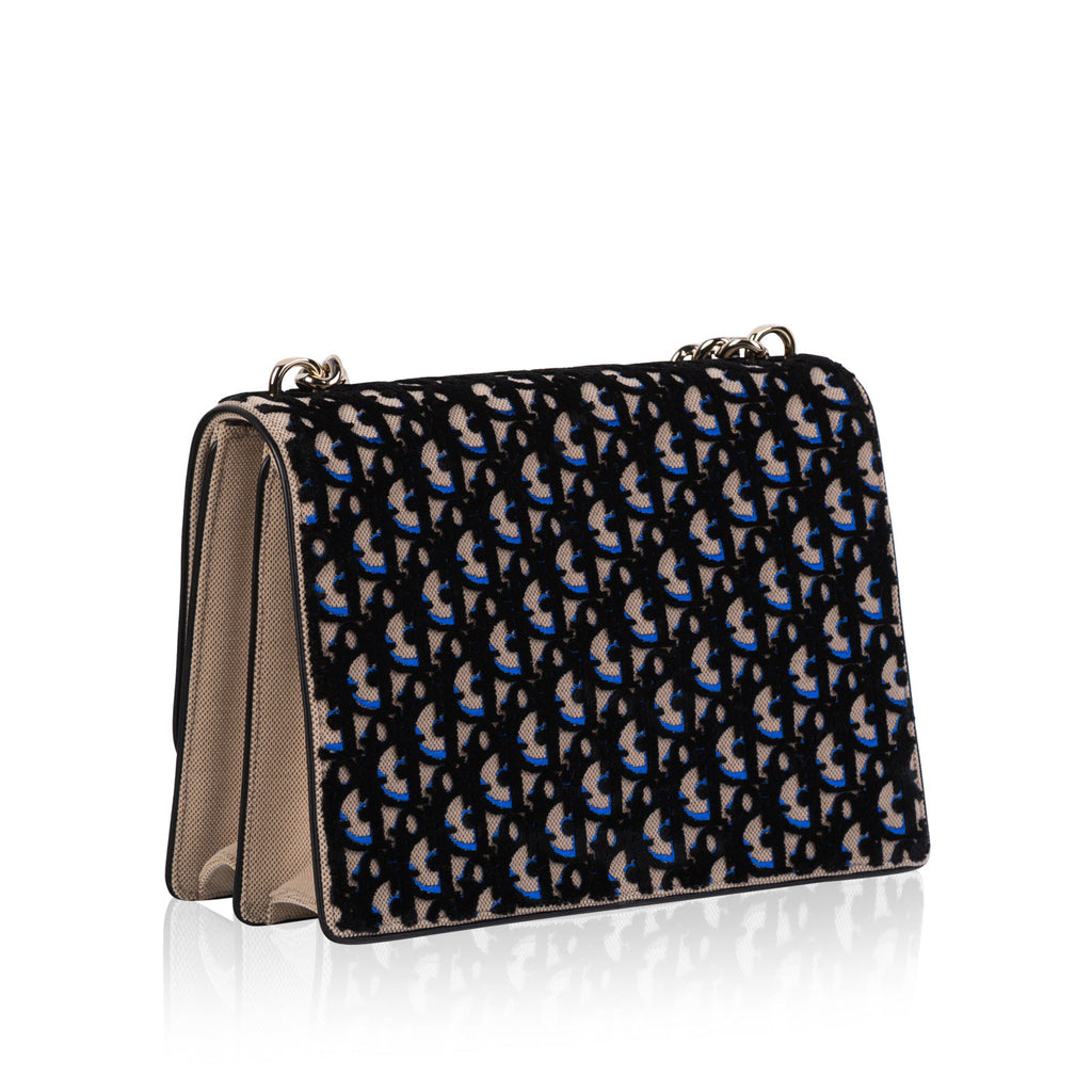 Christian Dior Diorama Velvet Satchel Bag