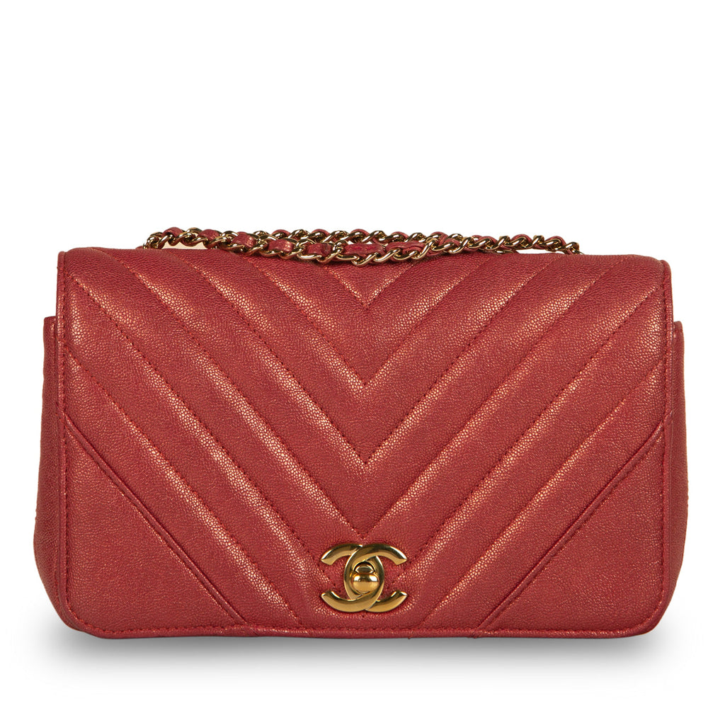 Chanel Chevron Statement Flap Bag