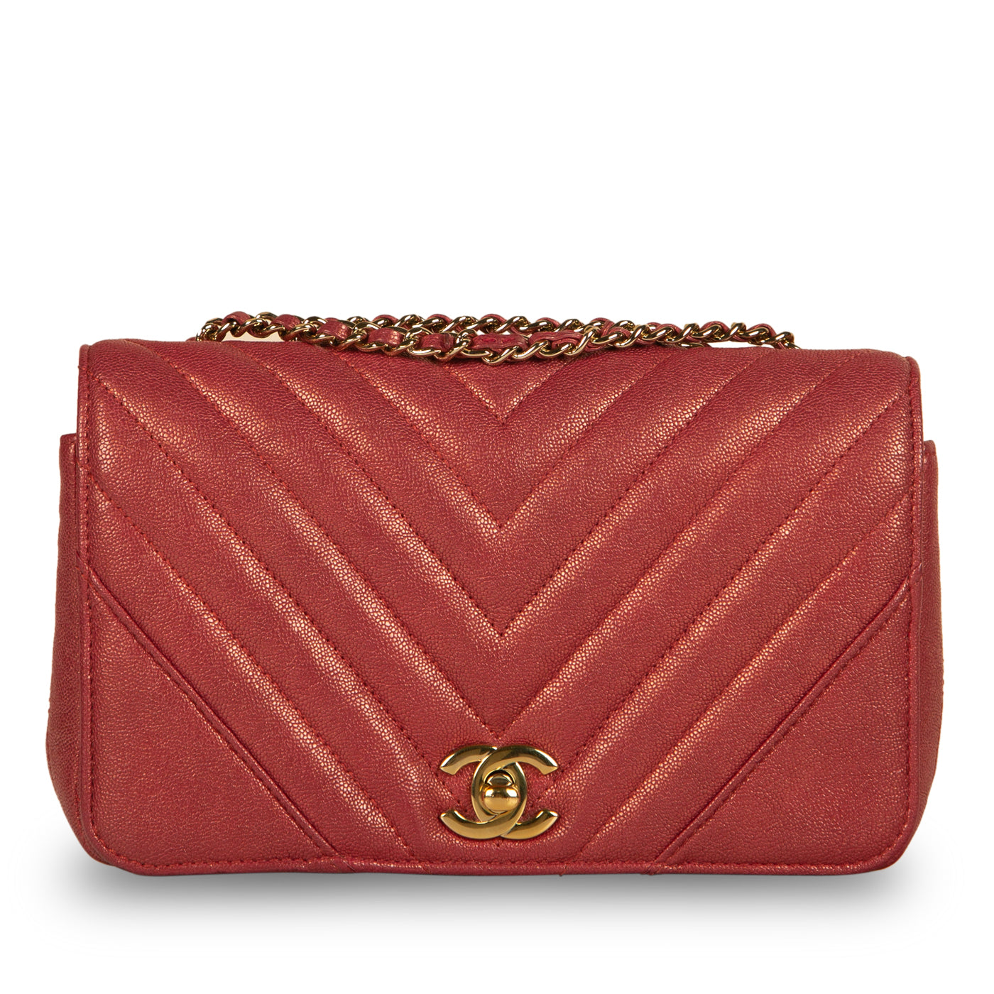 Chanel Chevron Statement Flap Bag