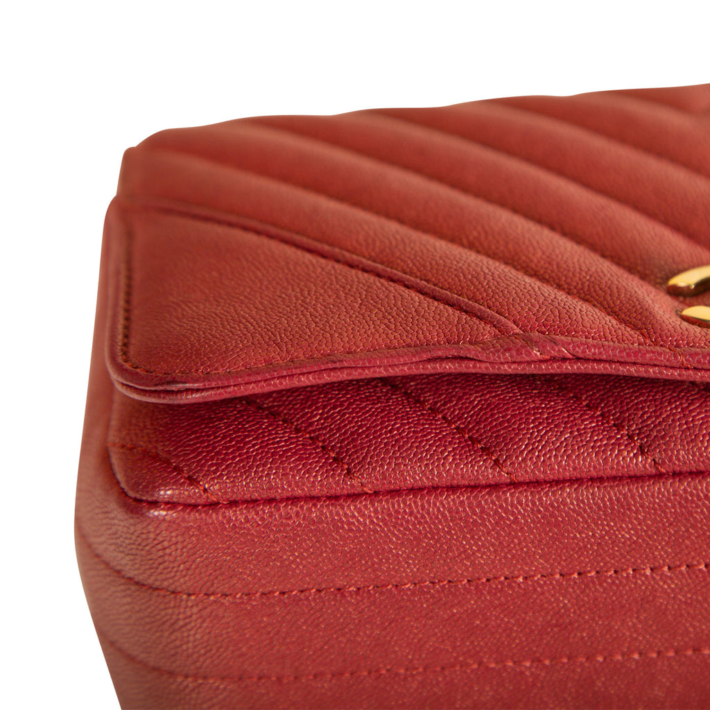 Chanel Chevron Statement Flap Bag
