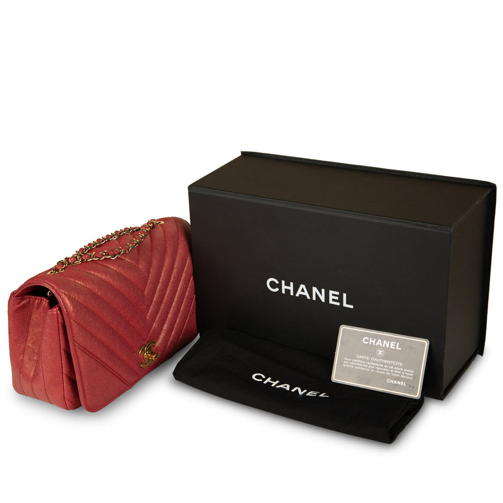 Chanel Chevron Statement Flap Bag