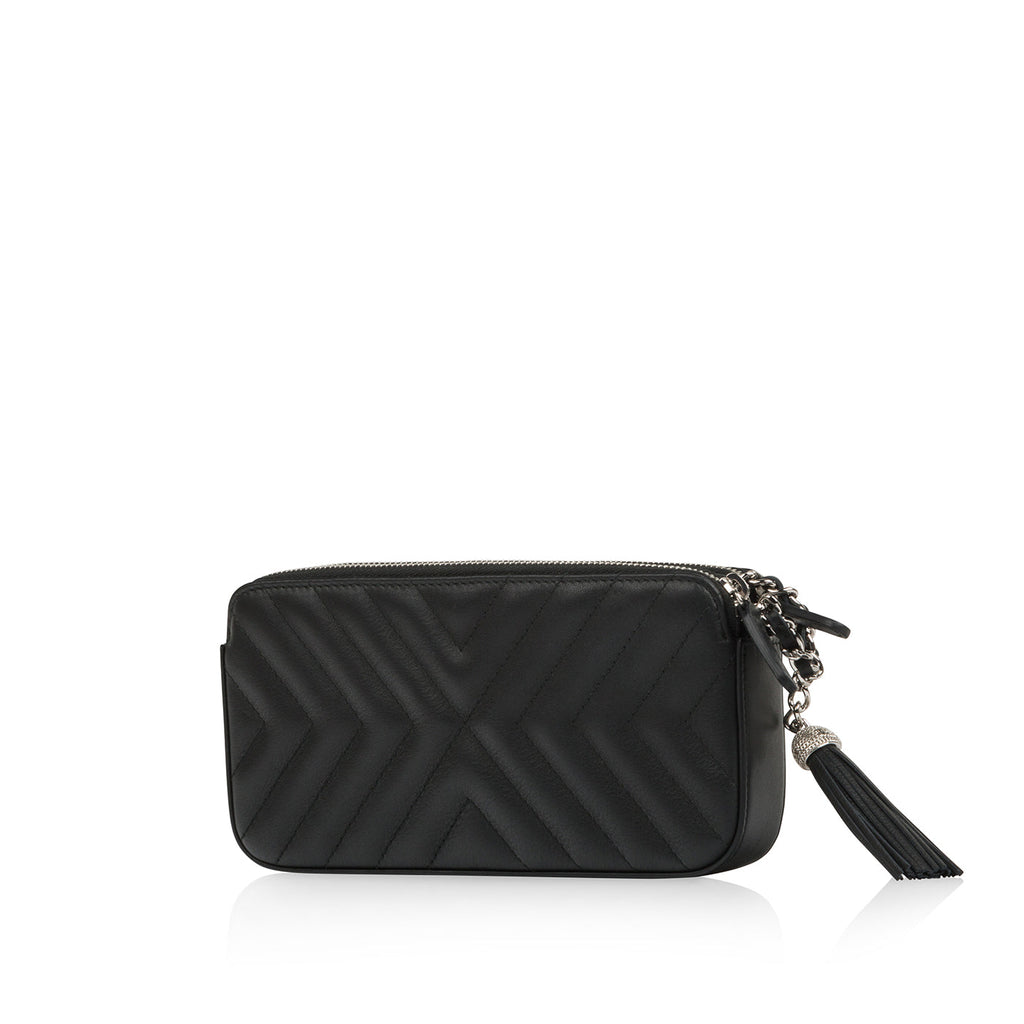 Chanel Chevron Clutch on Chain