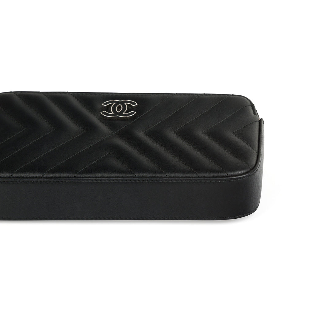 Chanel Chevron Clutch on Chain