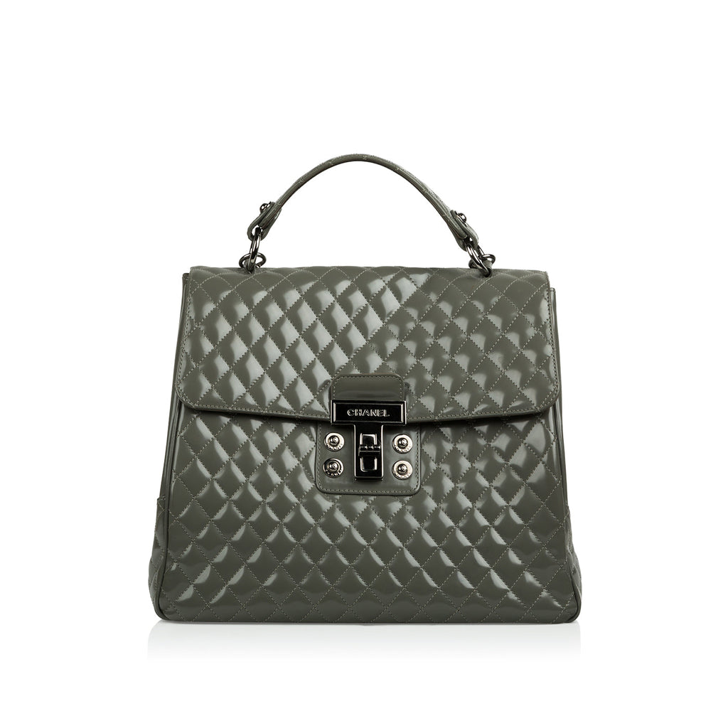 Chanel Mademoiselle Patent Kelly Bag
