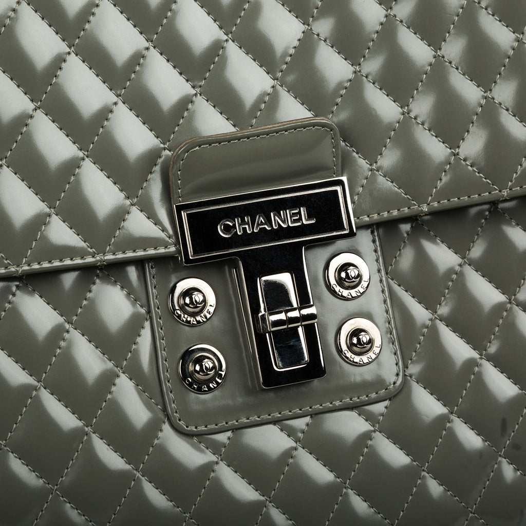 Chanel Mademoiselle Patent Kelly Bag