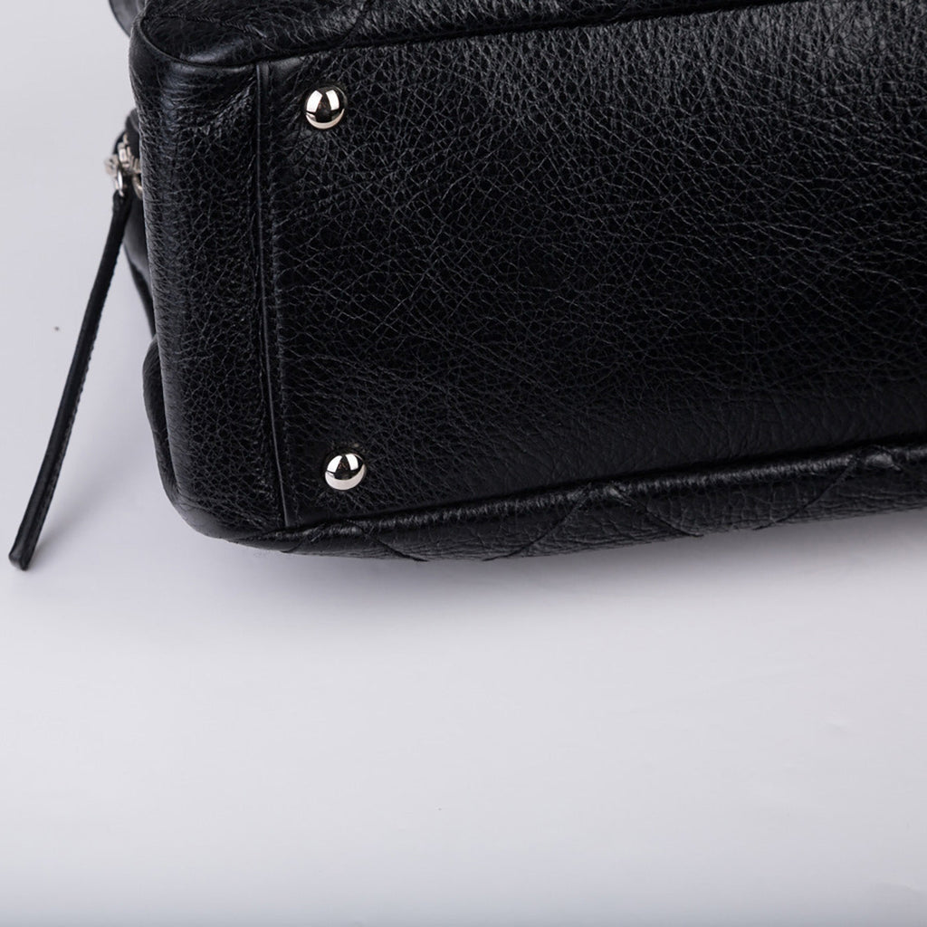 Chanel Glazed Leather shopping tote