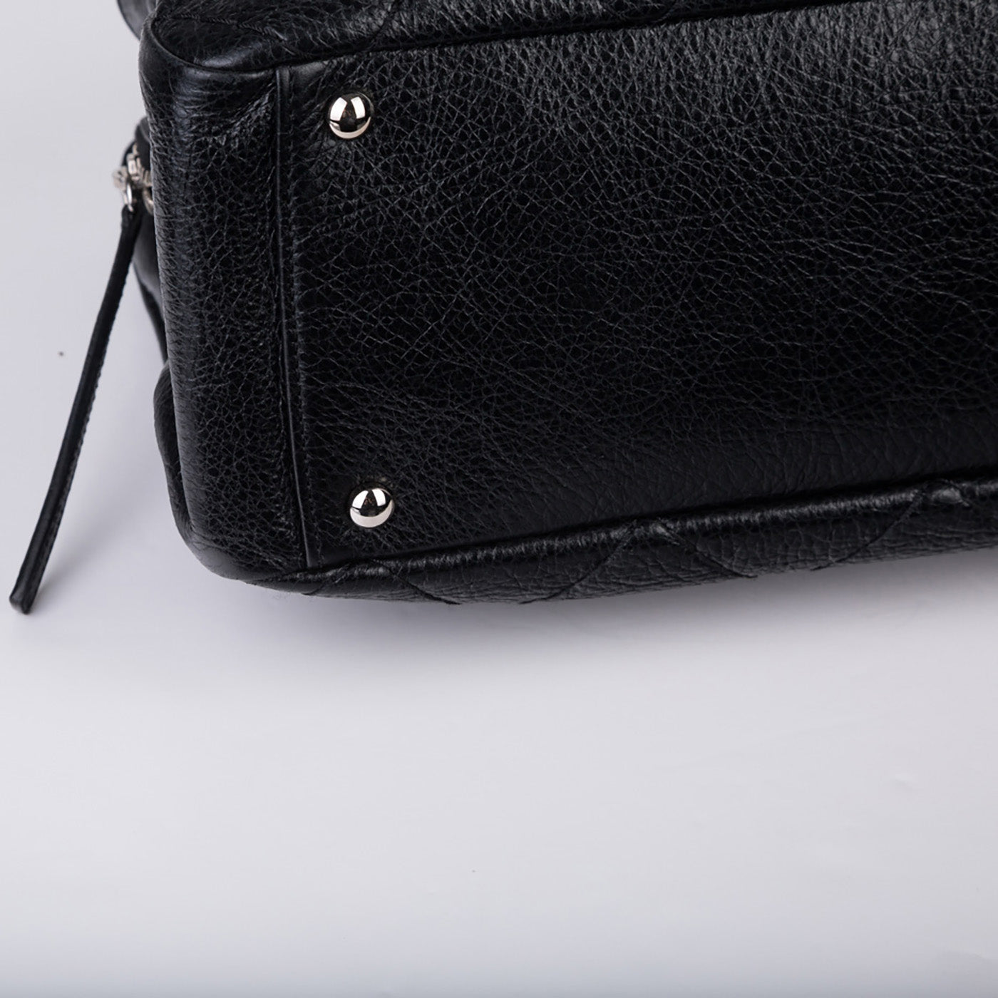 Chanel Glazed Leather shopping tote