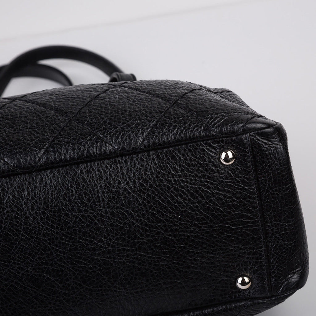 Chanel Glazed Leather shopping tote