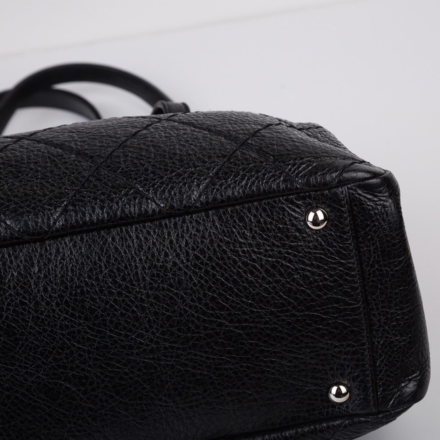 Chanel Glazed Leather shopping tote