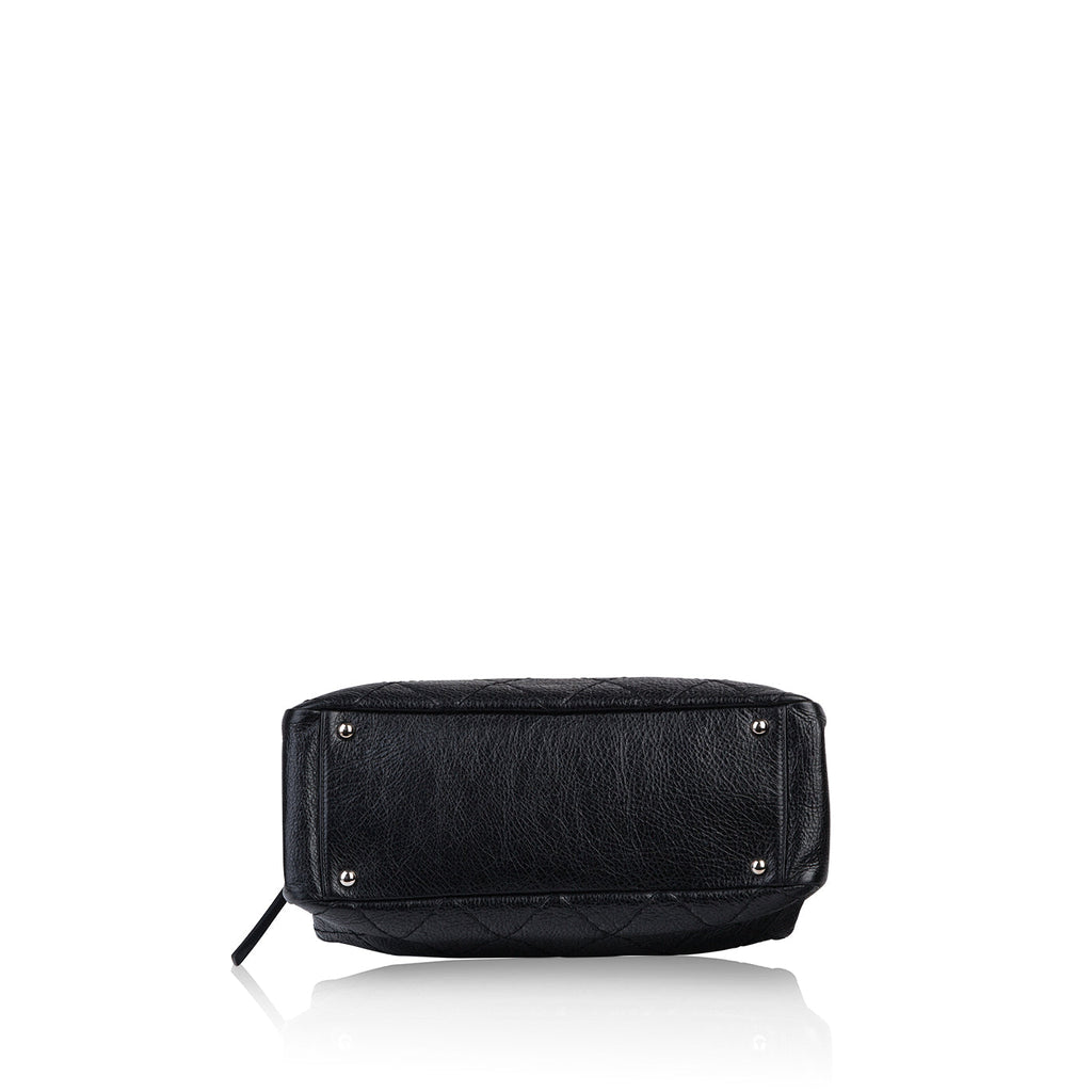 Chanel Glazed Leather shopping tote