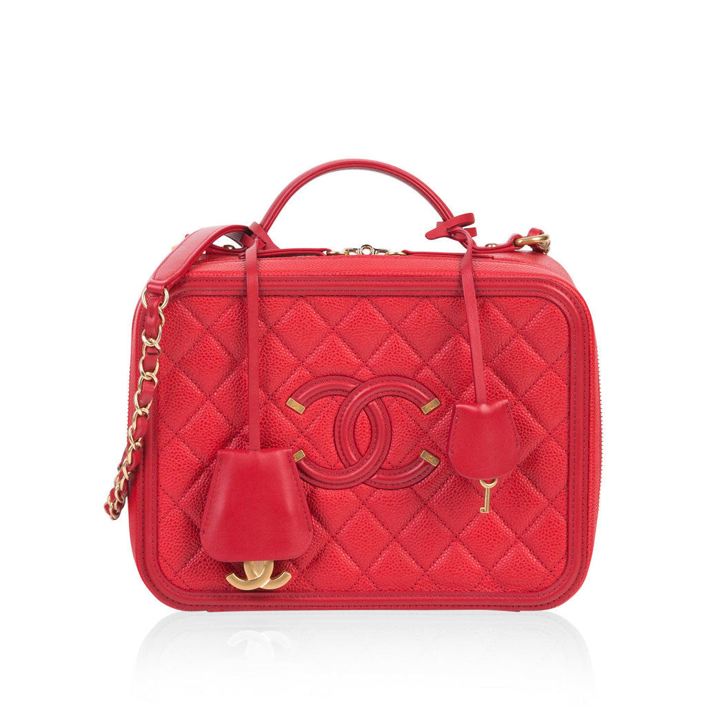 Chanel Filigree Vanity Case