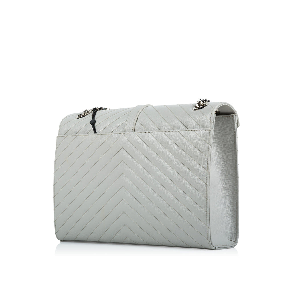 Saint Laurent Large Monogram Envelope Clutch