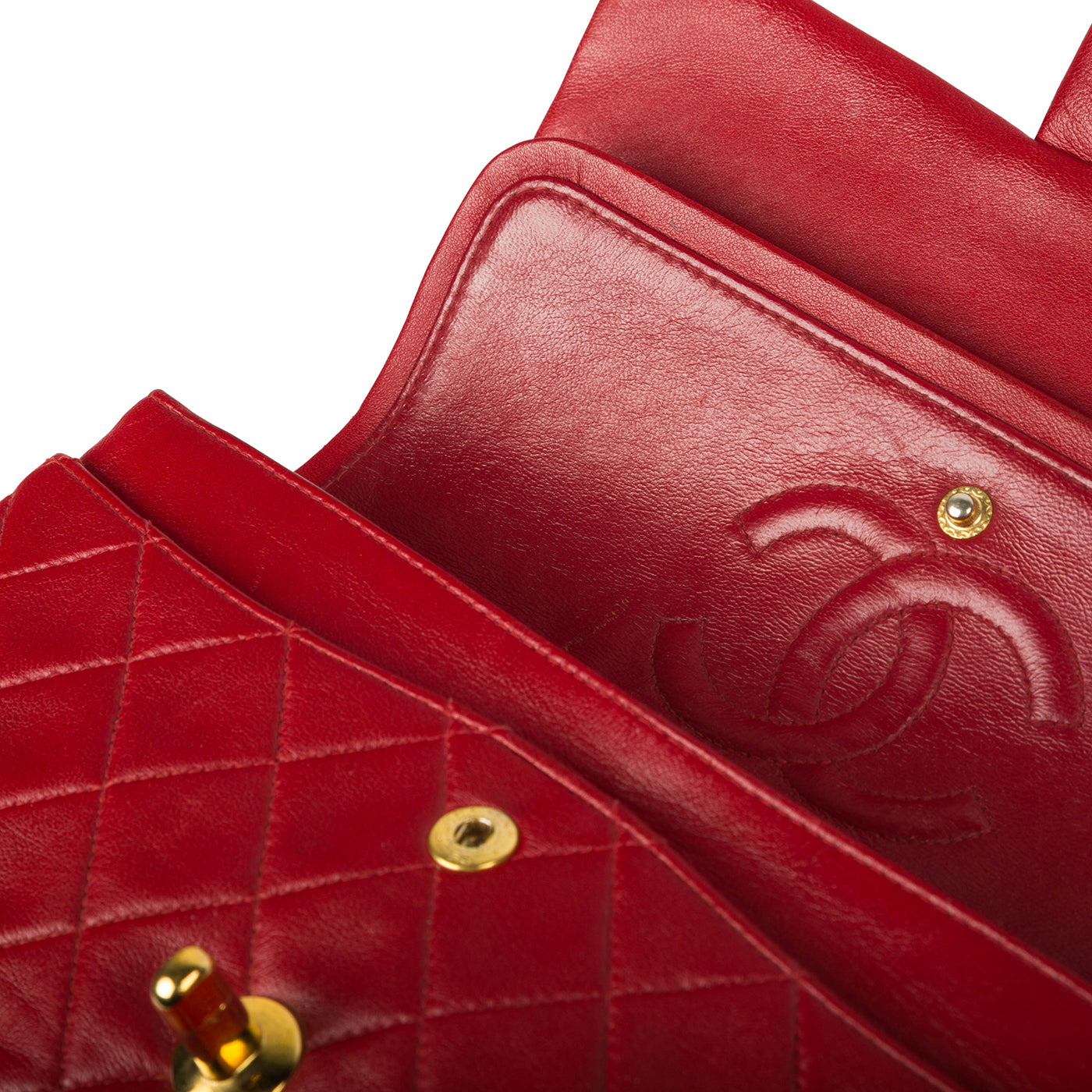 Chanel Classic Flap Vintage Red