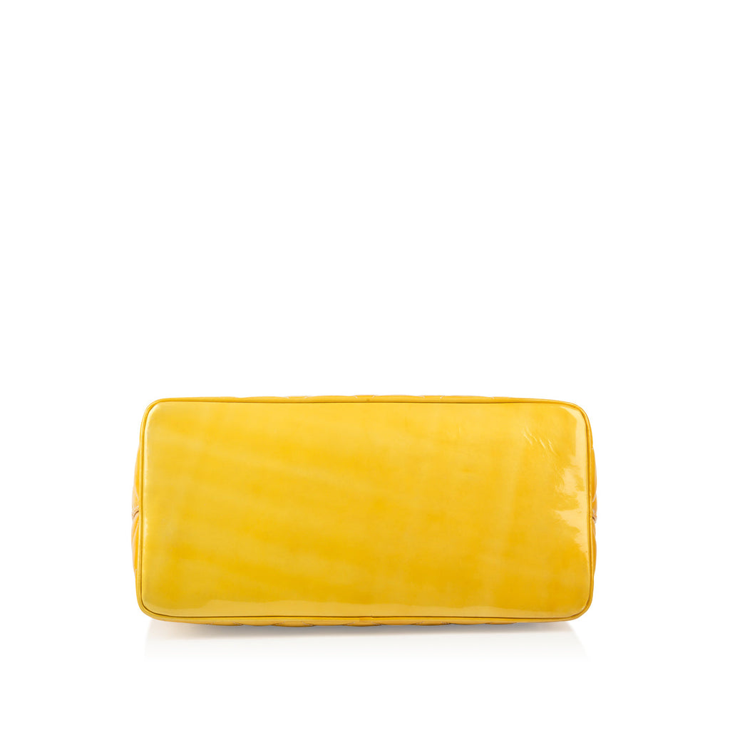 Chanel CC Medallion Tote Yellow
