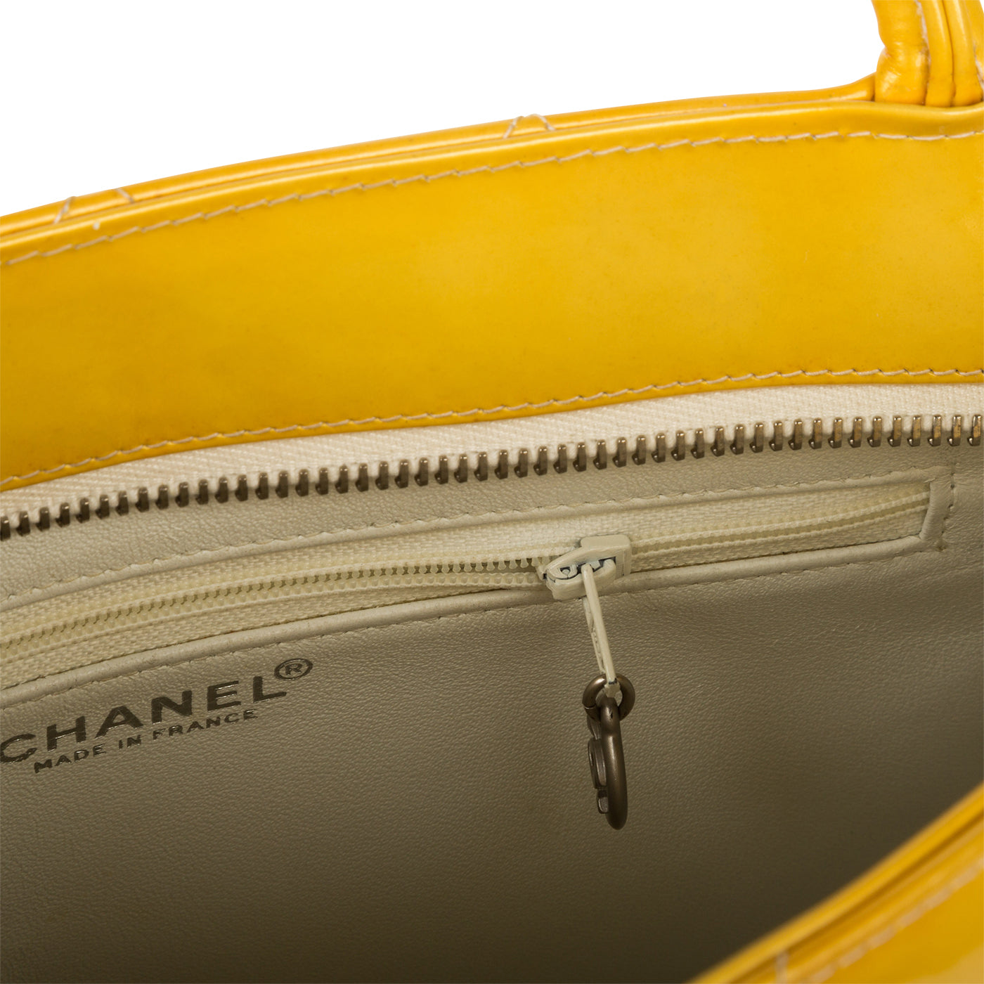 Chanel CC Medallion Tote Yellow