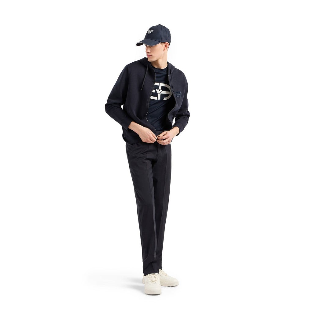 Jersey-Lyocell Blend T-Shirt With Asv Logo Embroidery