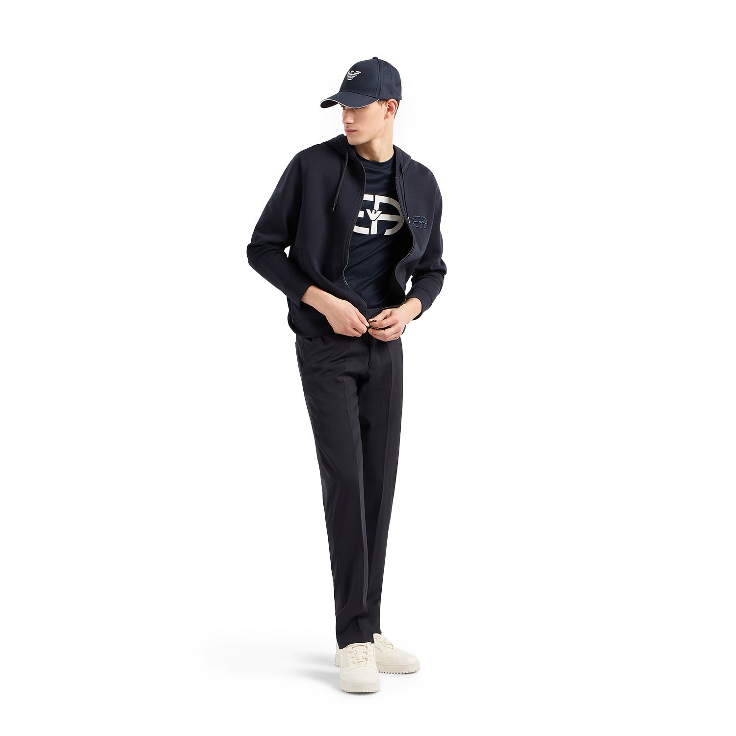 Jersey-Lyocell Blend T-Shirt With Asv Logo Embroidery