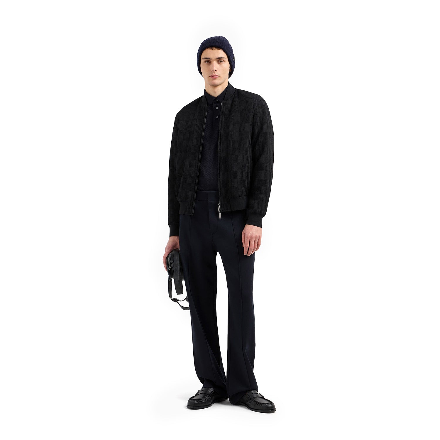 Jacquard Jersey Polo Shirt