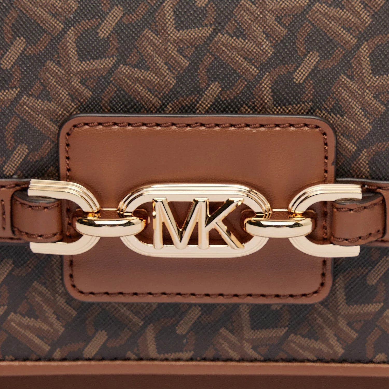 Heather Large Empire Signature Logo Shoulder Bag