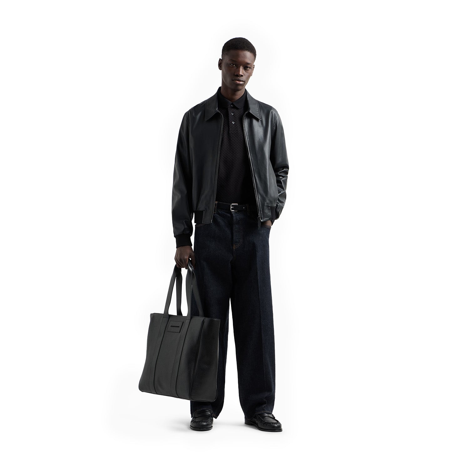 Jacquard Jersey Polo Shirt