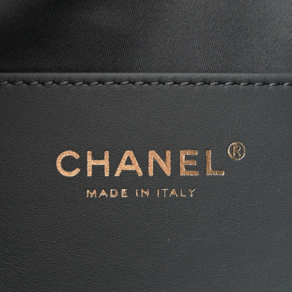 Caviar Quilted Small Chanel 25 Handbag Dark Grey