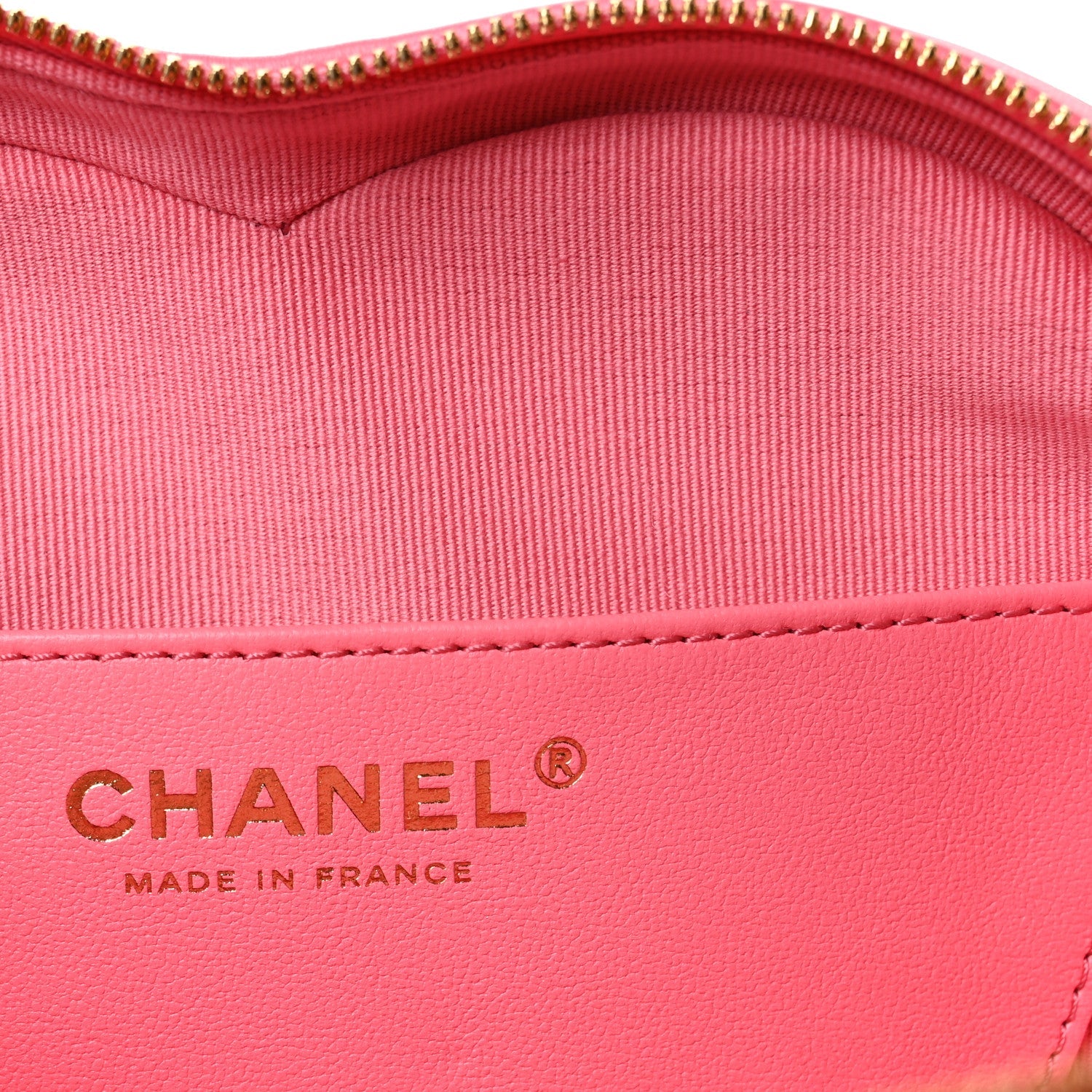 Lambskin Quilted CC In Love Heart Bag Pink