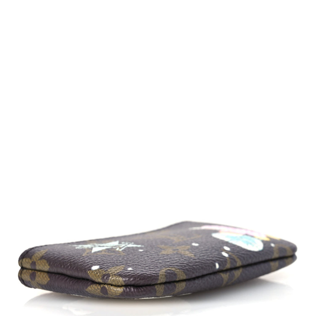 Monogram 2025 Christmas Animation Key Pouch Azur Frost