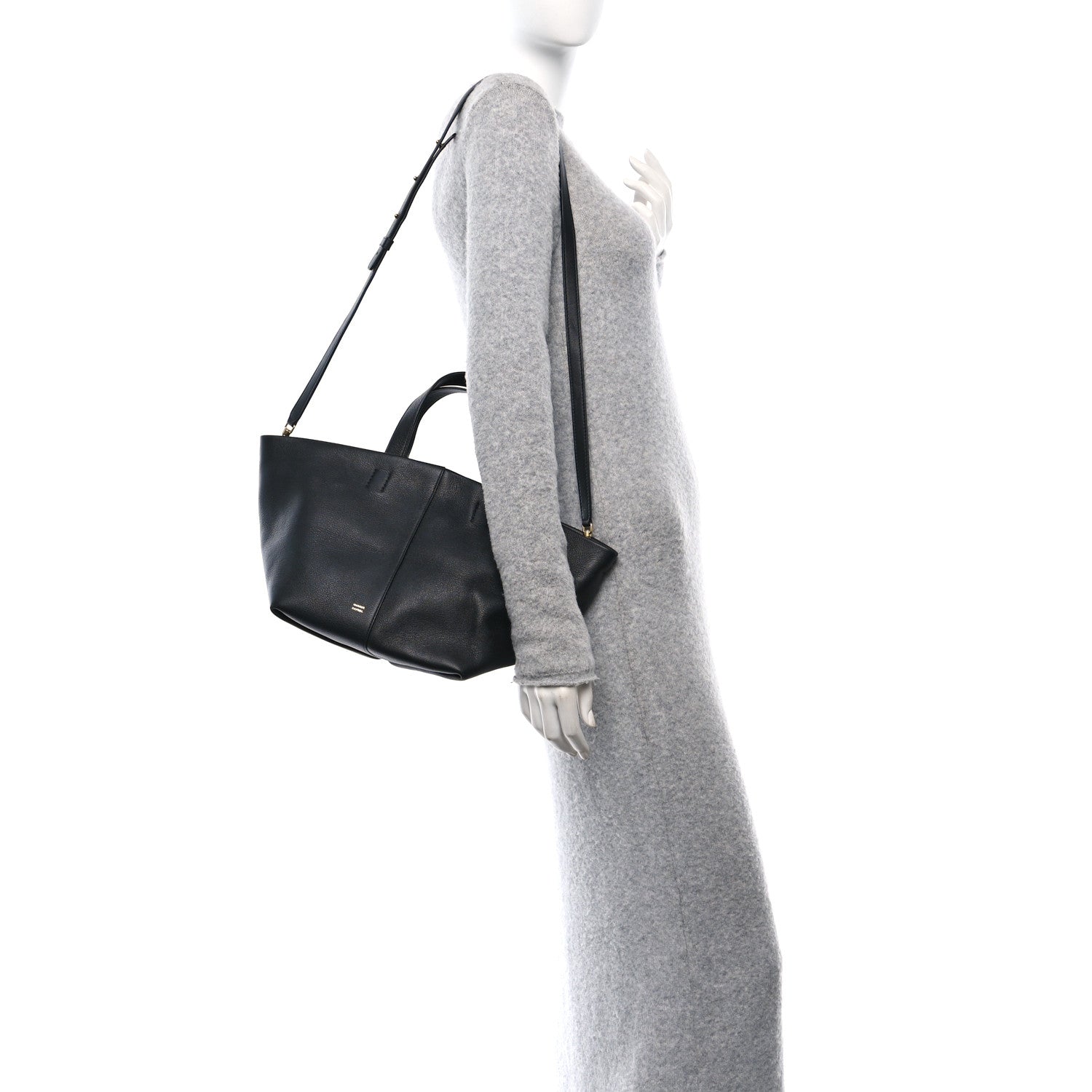 Calfskin Tulipano Bag Black