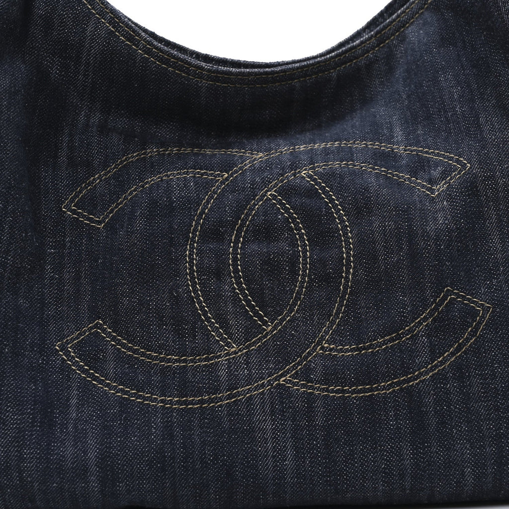 Denim XL Coco Cabas Tote Blue