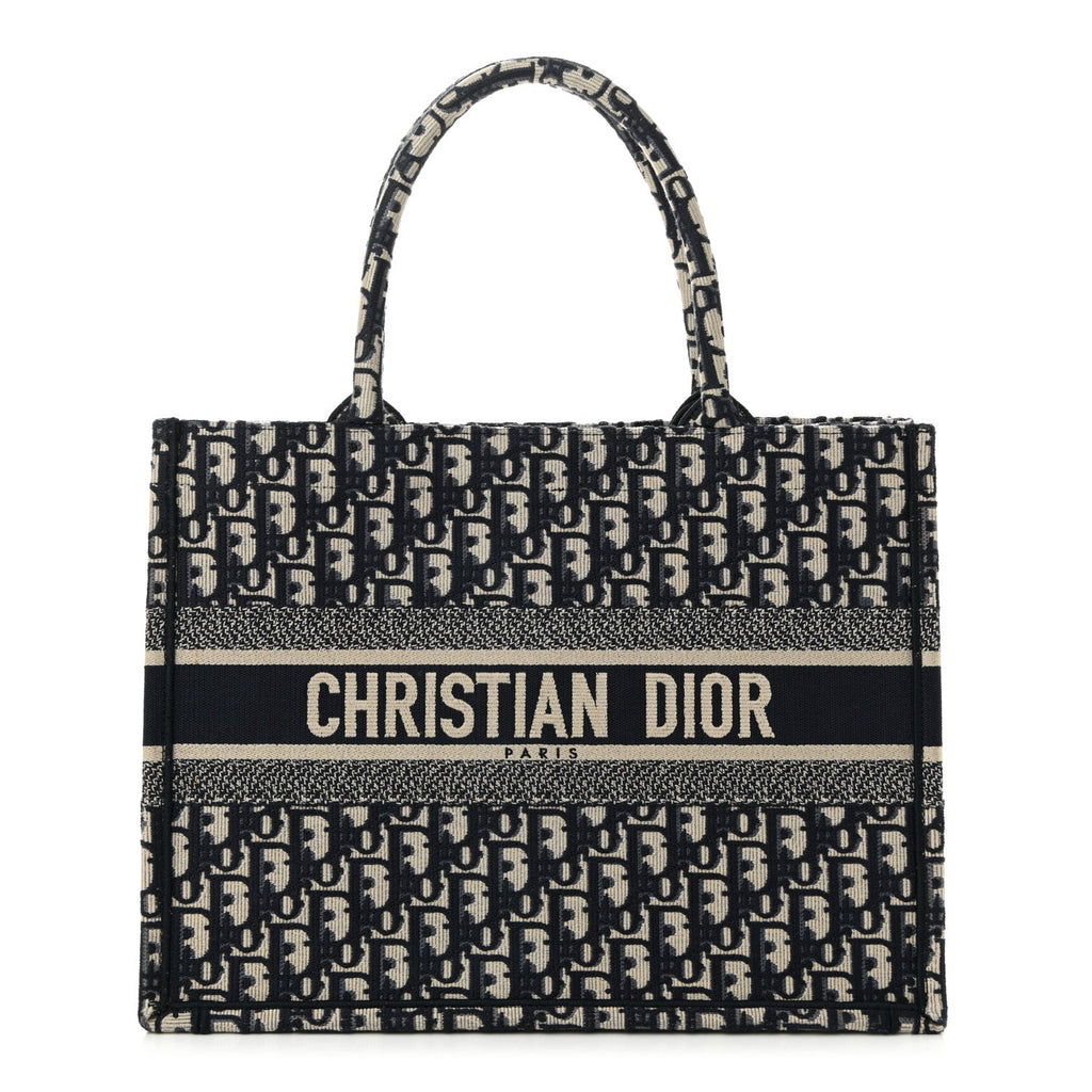 Oblique Medium Book Tote Blue Multicolor