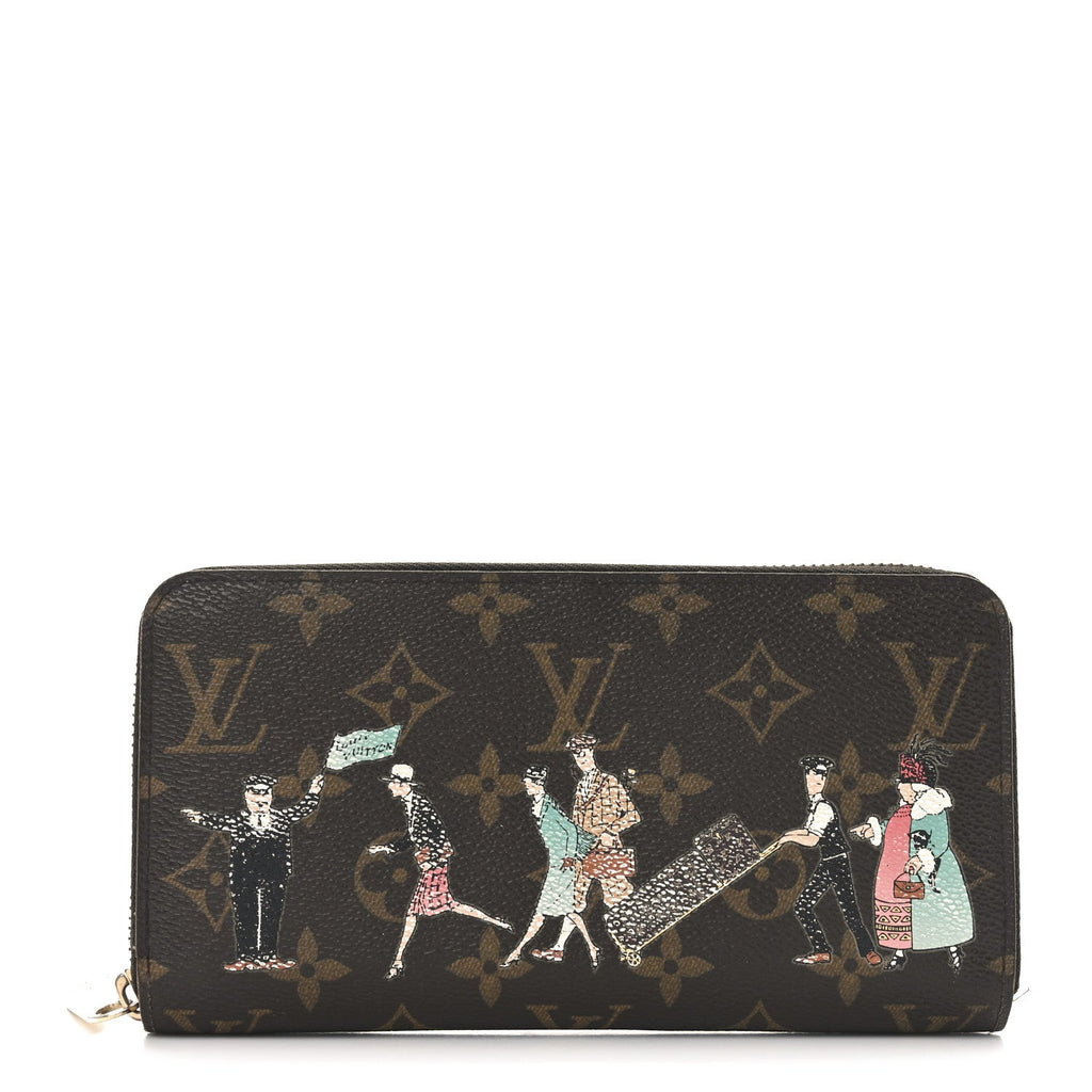 Monogram Illustre Zippy Wallet Rose