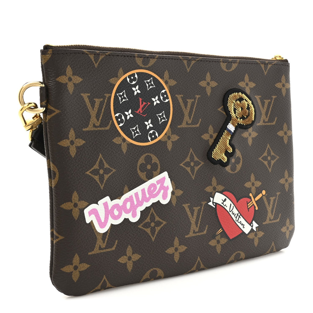 Monogram Travel Stickers City Pouch