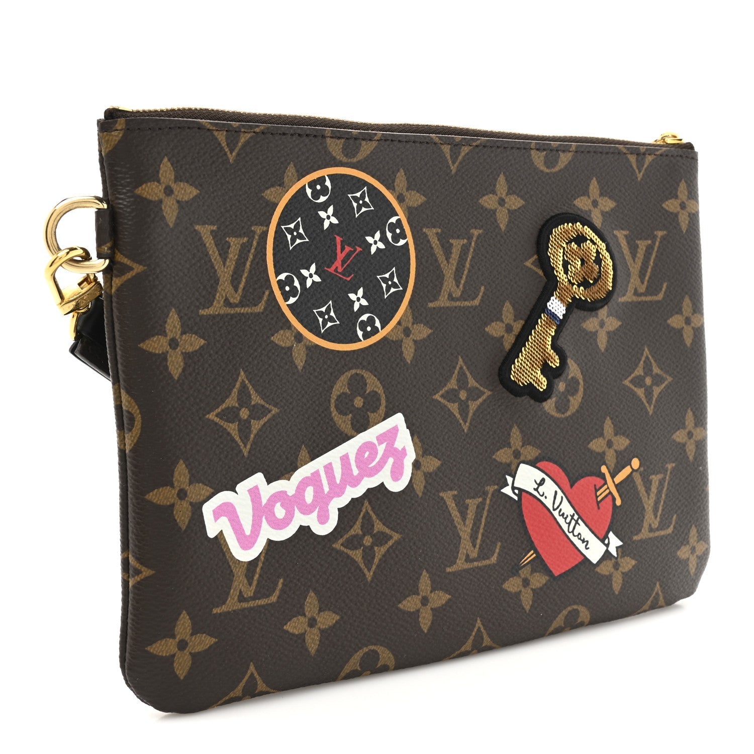 Monogram Travel Stickers City Pouch