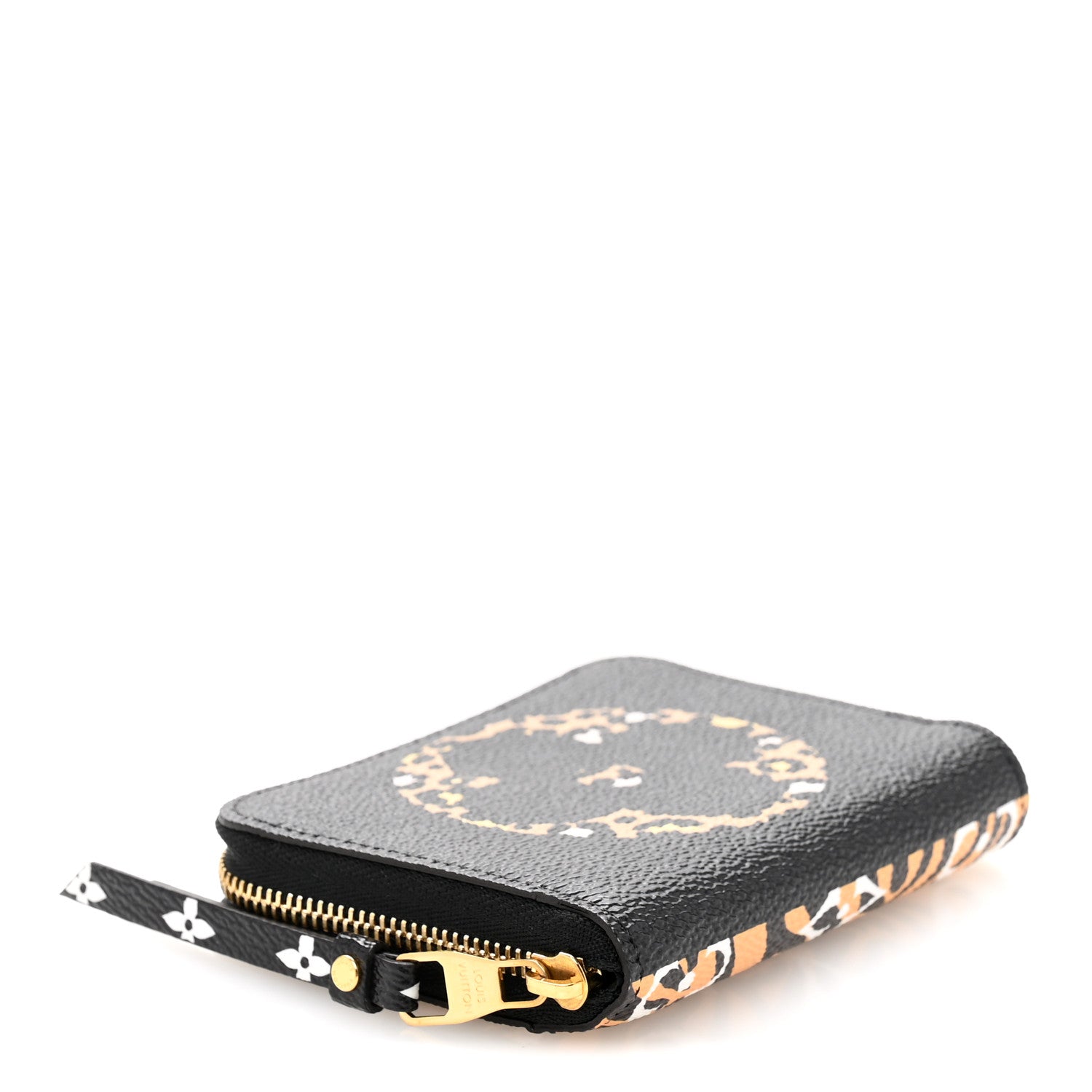 Monogram Giant Jungle Zippy Coin Purse Black