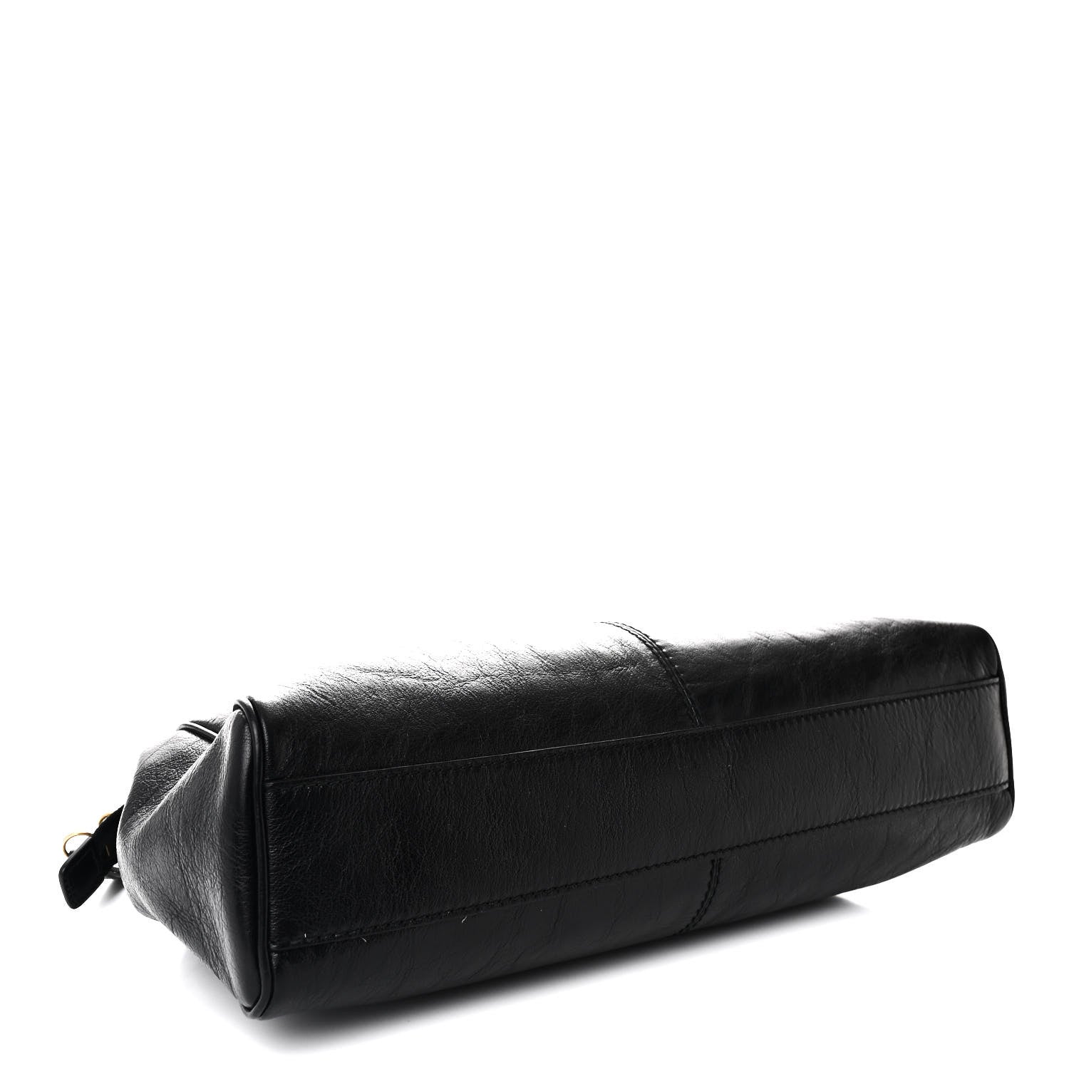 Calfskin Medium Re(Belle) Top Handle Bag Black