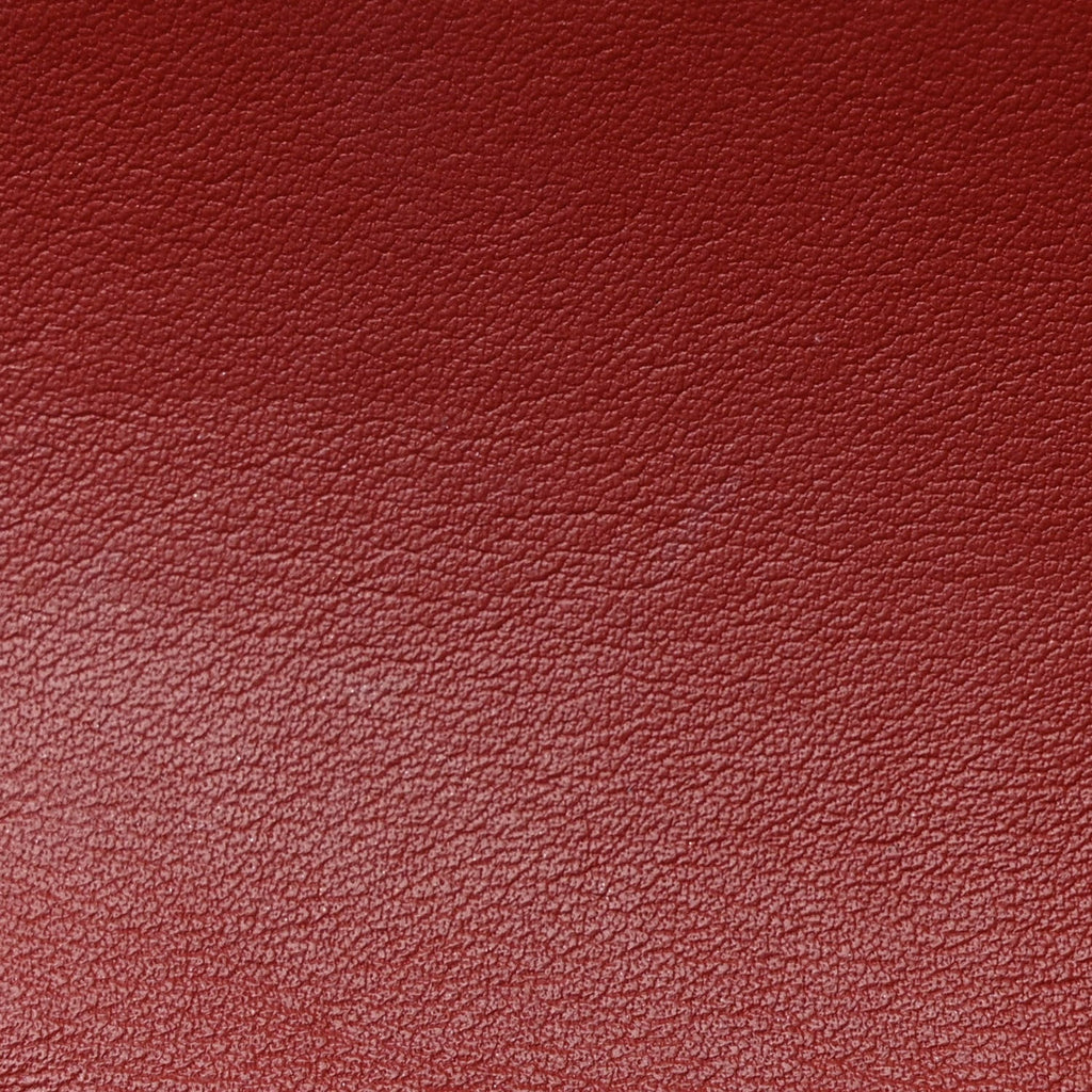 Patent Calfskin Quilted Mini Rectangular Flap Dark Red