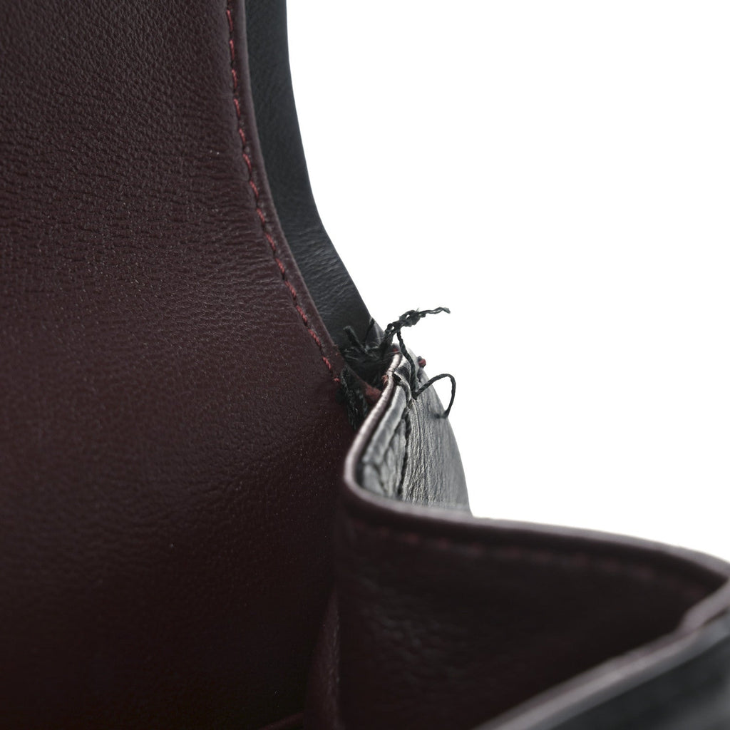 Aged Calfskin Quilted 2.55 Reissue 227 Flap Black