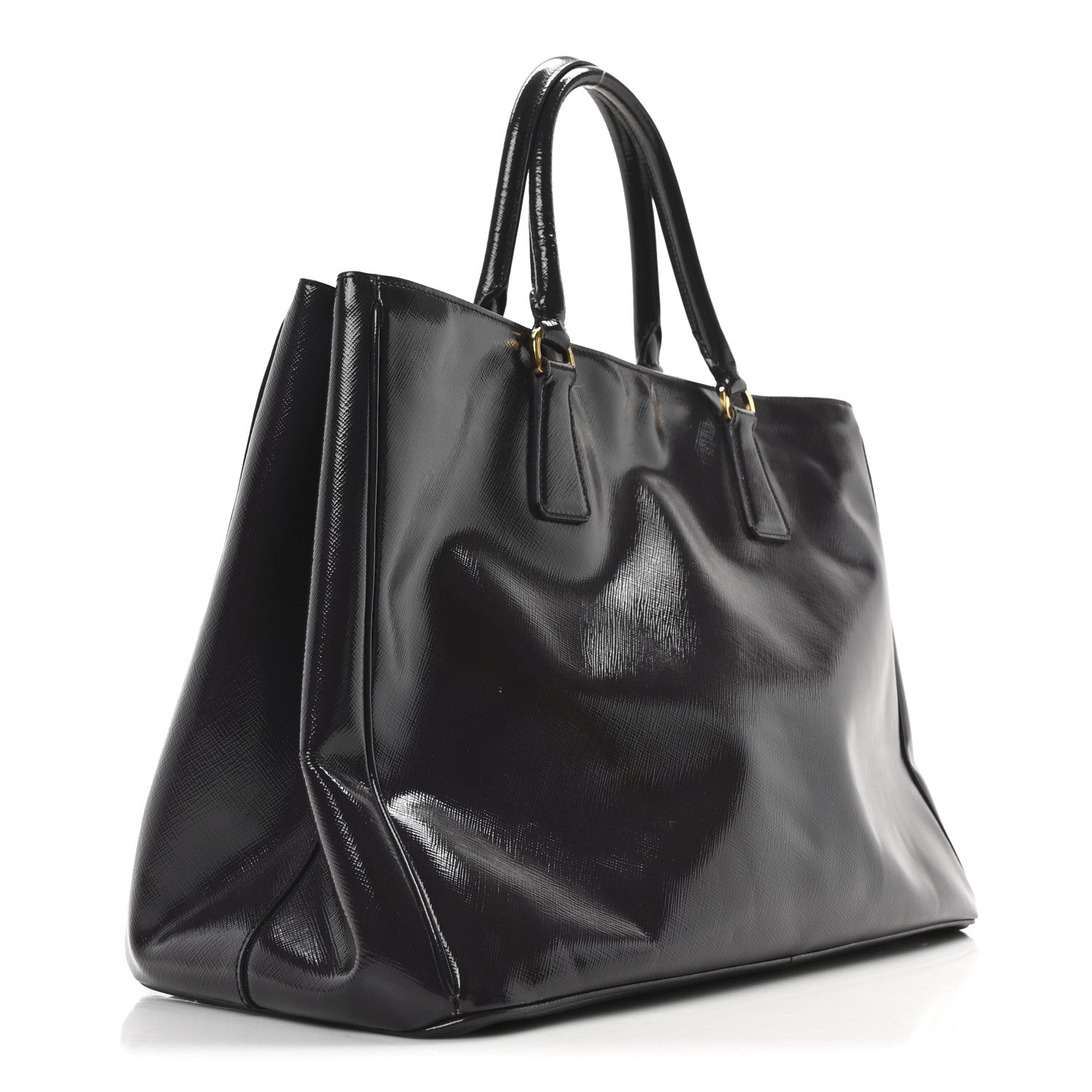 Saffiano Vernice Large Tote Uva