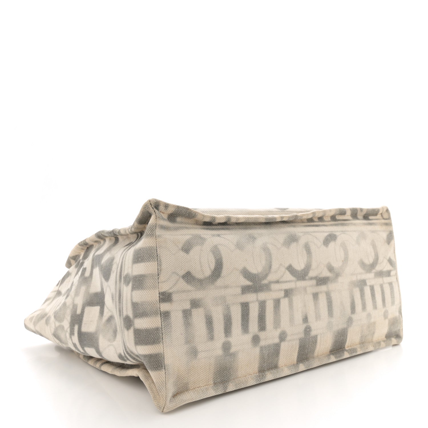 Canvas Small Iliad Shopping Tote Beige