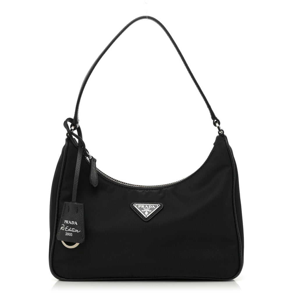 Tessuto Nylon Mini Re-Edition 2000 Bag Black