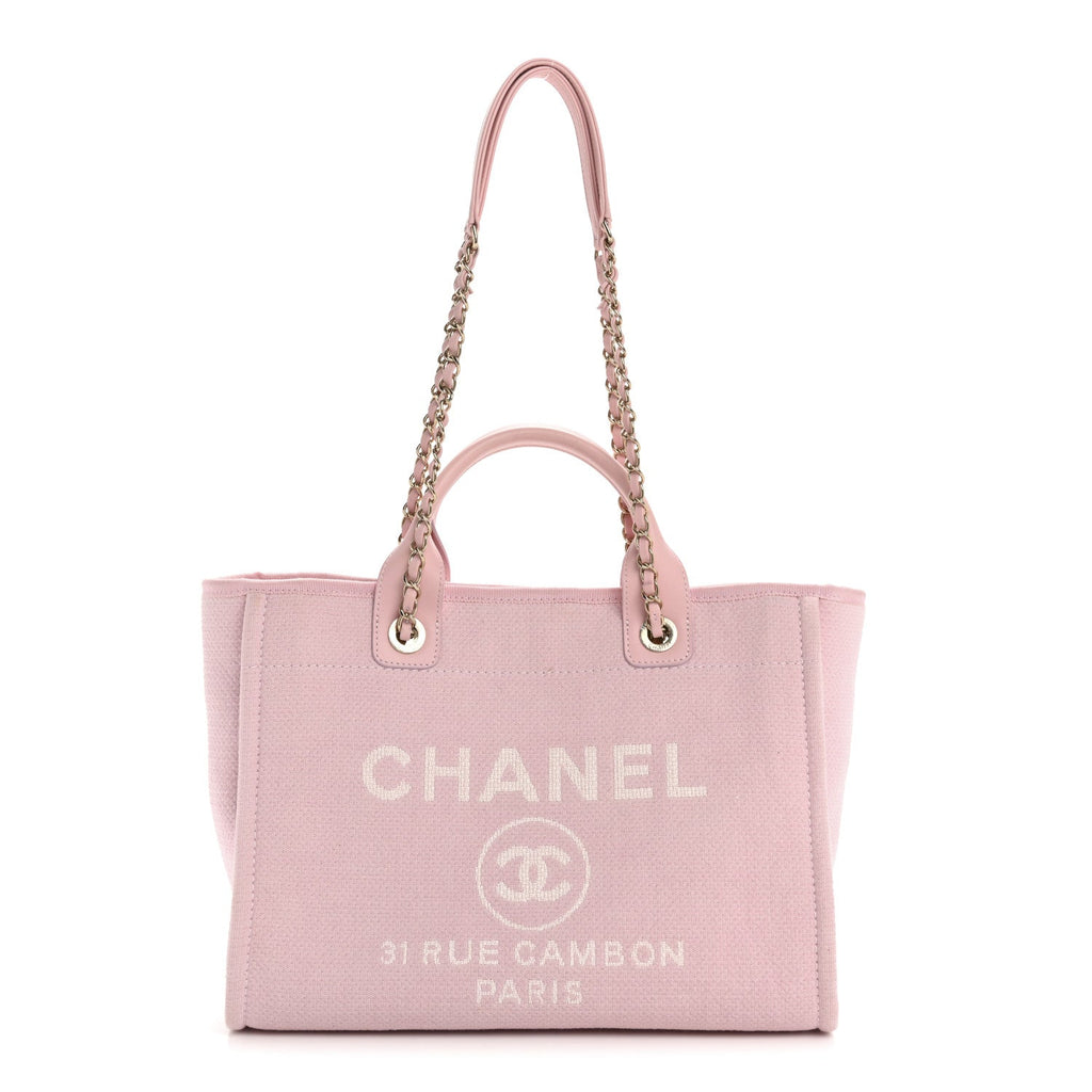 Mixed Fibers Small Deauville Tote Pink
