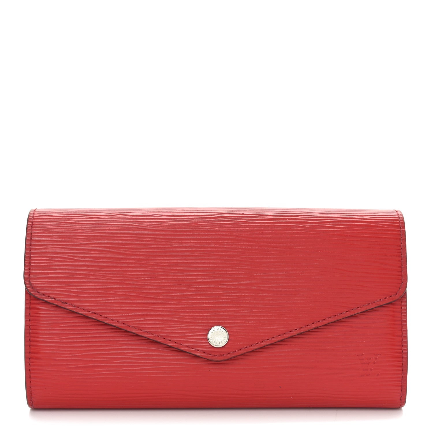Epi Sarah Wallet NM Coquelicot